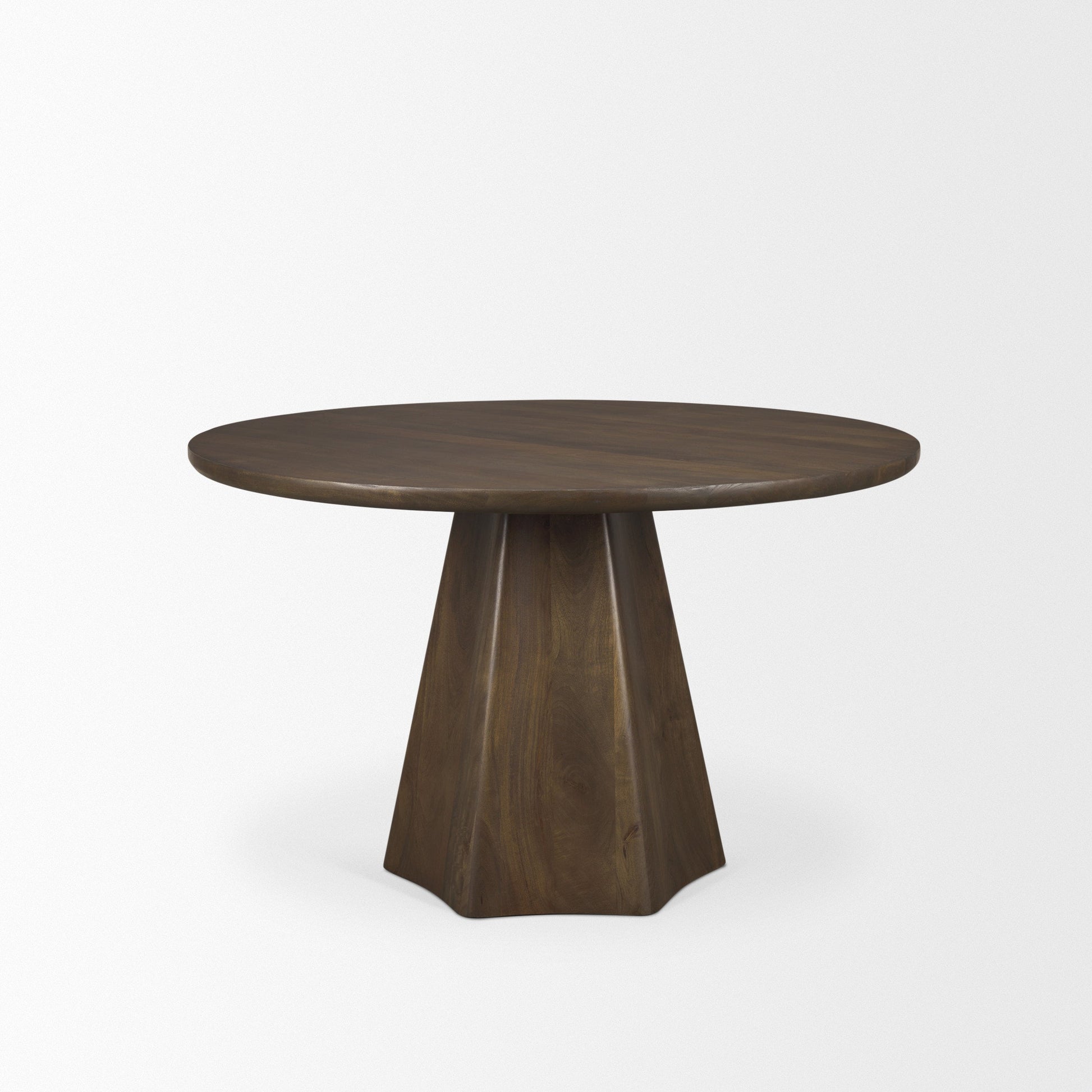 Jovani Wooden Round Dining Table-Dining Tables-Mercana-LOOMLAN