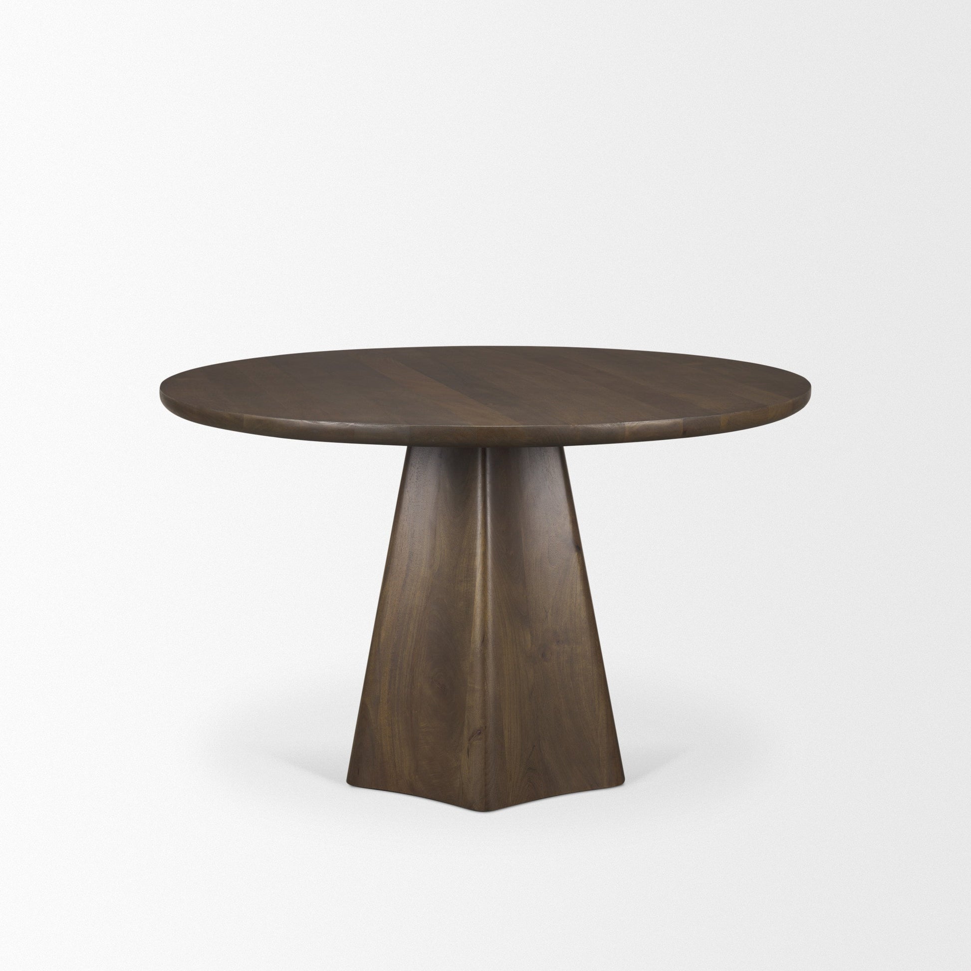 Jovani Wooden Round Dining Table-Dining Tables-Mercana-LOOMLAN