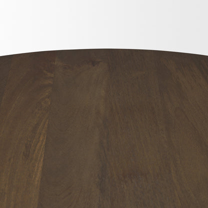 Jovani Wooden Round Dining Table-Dining Tables-Mercana-LOOMLAN