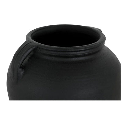 Jovi Black Terracotta Greco - Roman Design Vase - LOOMLAN - Moe's Home - Vases & Jars
