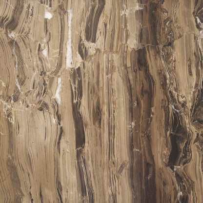 Jovia Cappuccino Marble Top Round Coffee Table