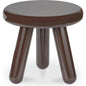 Joy Wood and Metal Round Accent Table - LOOMLAN - Moe's Home - Side Tables