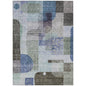 Jude Blue Washable Indoor-Outdoor Rug-Outdoor Rugs-LOOMLAN Rugs-2'6" x 3'10"-LOOMLAN