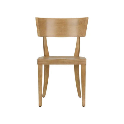 Juhl Natural Wooden Modern Armless Chair (Set of 2) - LOOMLAN - Wildwood - Dining Chairs