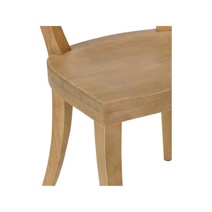 Juhl Natural Wooden Modern Armless Chair (Set of 2) - LOOMLAN - Wildwood - Dining Chairs