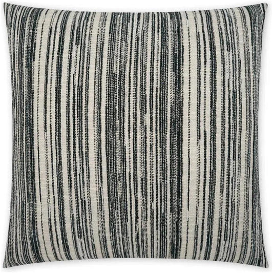 Julep Pepper Stripes Black Large Throw Pillow Insert - LOOMLAN - D.V. Kap - Throw Pillows