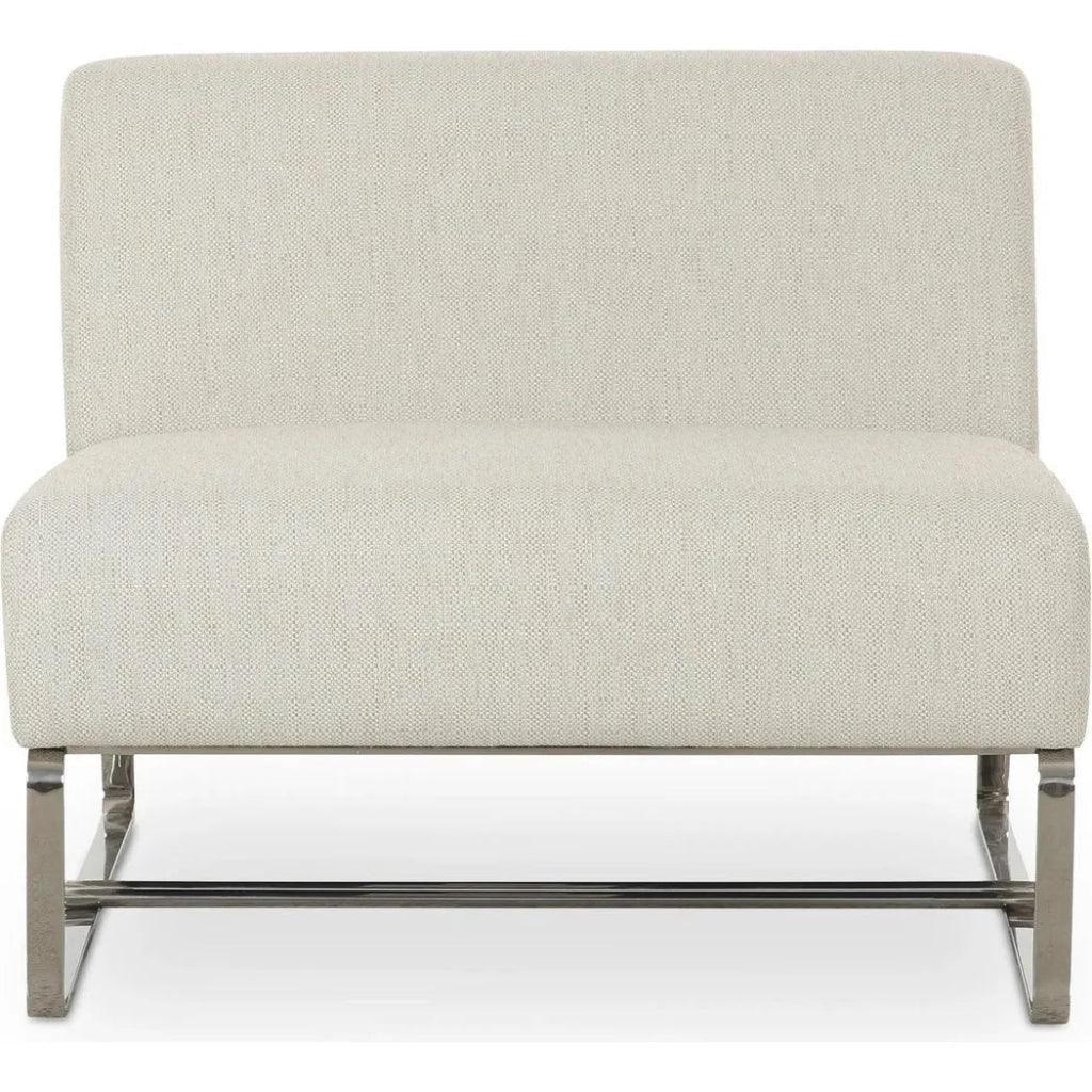 Jules Performance Fabric Outdoor Accent Chair Aluminium Leg-Outdoor Accent Chairs-Moe's Home-Flecked Beige-LOOMLAN