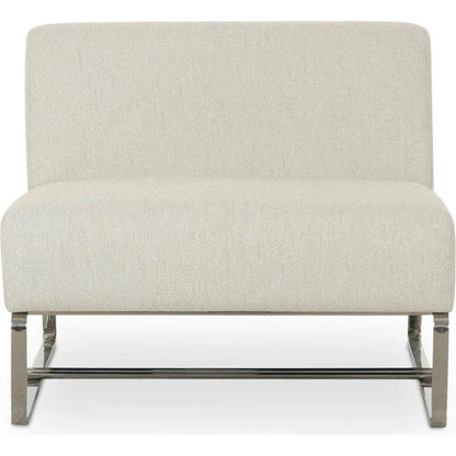 Jules Performance Fabric Outdoor Accent Chair Aluminium Leg-Outdoor Accent Chairs-Moe's Home-Flecked Beige-LOOMLAN