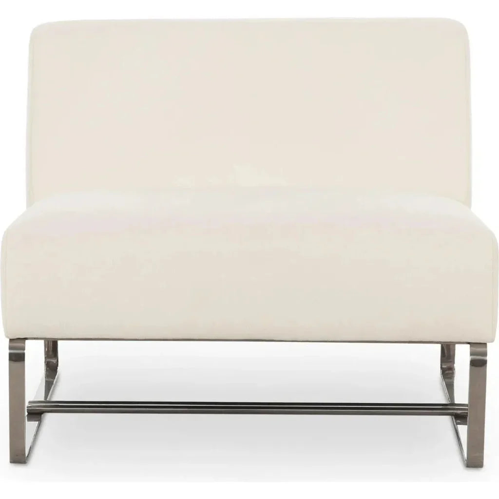 Jules Performance Fabric Outdoor Accent Chair Aluminium Leg-Outdoor Accent Chairs-Moe's Home-Off white-LOOMLAN
