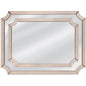 Jules Wood Brown Horizontal Wall Mirror - LOOMLAN - Bassett Mirror - Wall Mirrors