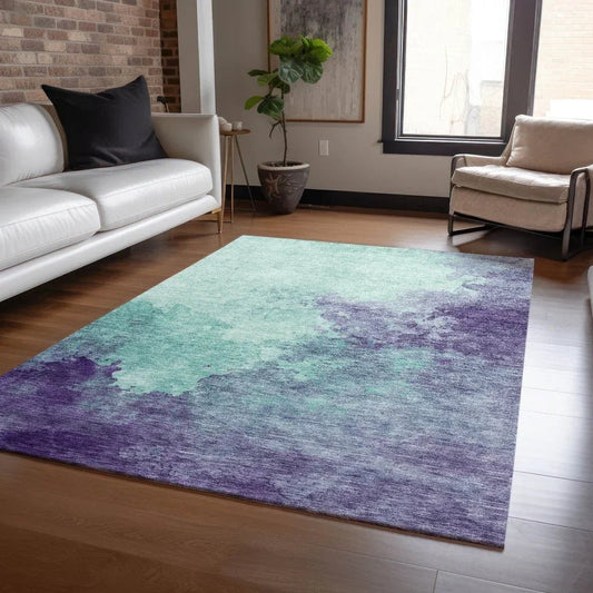 Julian Blue Washable Indoor - Outdoor Rug - LOOMLAN - LOOMLAN Rugs - Outdoor Rugs