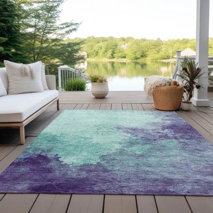 Julian Blue Washable Indoor - Outdoor Rug - LOOMLAN - LOOMLAN Rugs - Outdoor Rugs
