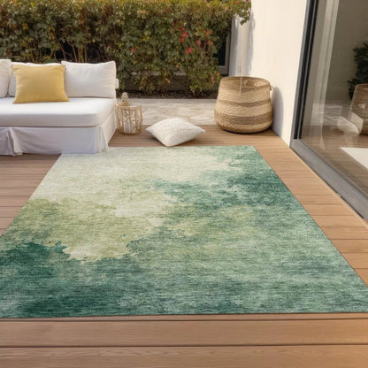 Julian Green Washable Indoor - Outdoor Rug - LOOMLAN - LOOMLAN Rugs - Outdoor Rugs