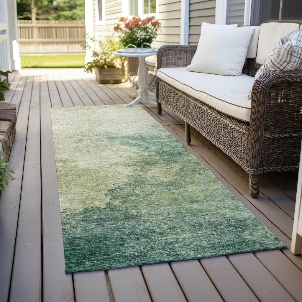 Julian Green Washable Indoor - Outdoor Rug - LOOMLAN - LOOMLAN Rugs - Outdoor Rugs
