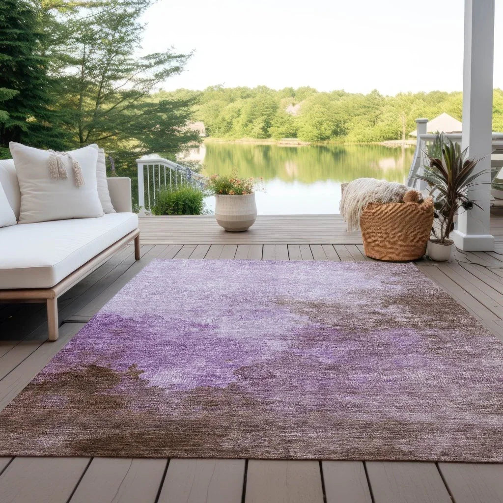 Julian Lavender Washable Indoor - Outdoor Rug - LOOMLAN - LOOMLAN Rugs - Outdoor Rugs