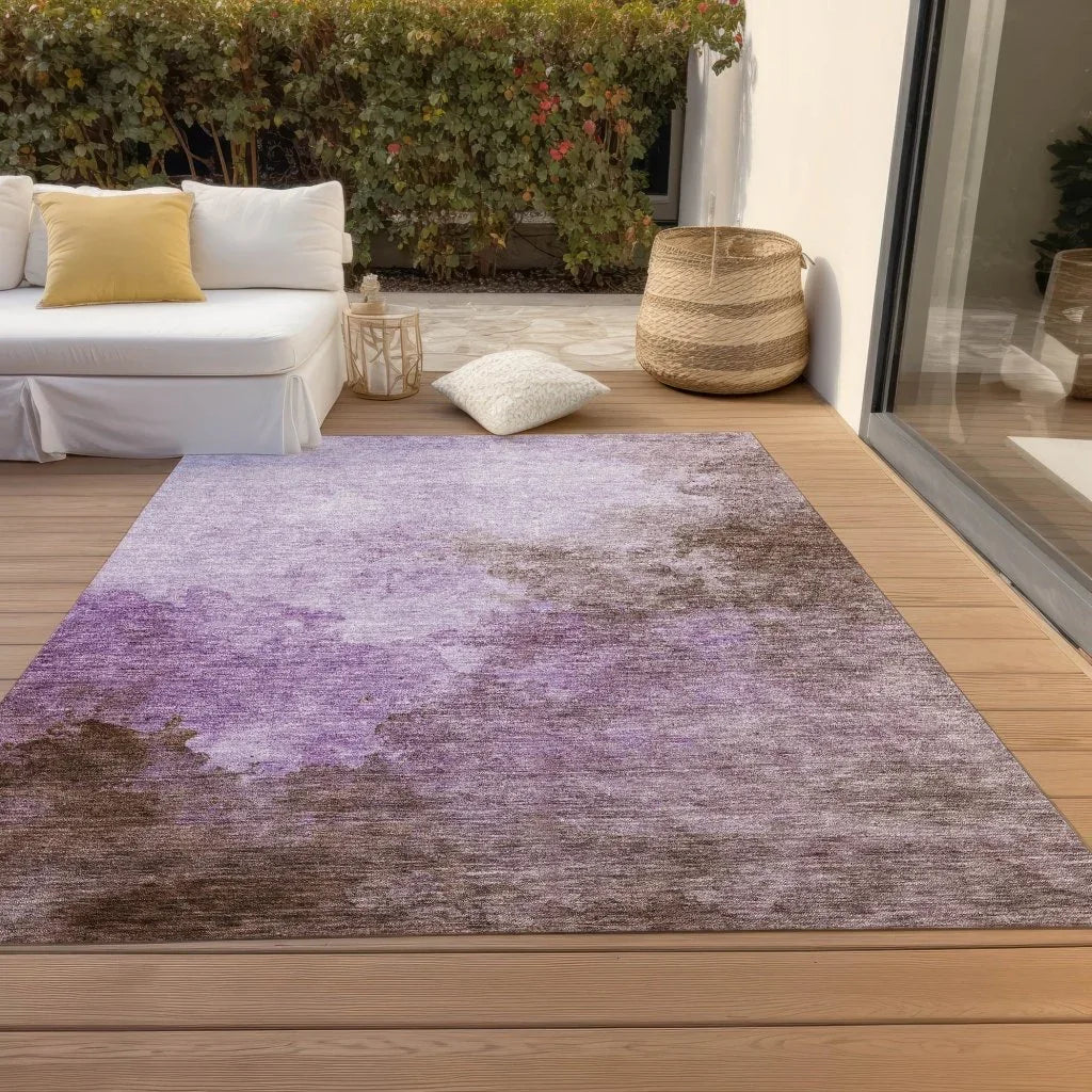 Julian Lavender Washable Indoor - Outdoor Rug - LOOMLAN - LOOMLAN Rugs - Outdoor Rugs