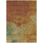 Julian Orange Washable Indoor - Outdoor Rug - LOOMLAN - LOOMLAN Rugs - Outdoor Rugs