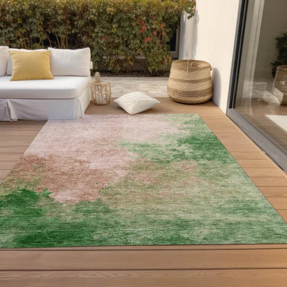 Julian Pink Washable Indoor - Outdoor Rug - LOOMLAN - LOOMLAN Rugs - Outdoor Rugs