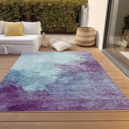 Julian Sky Washable Indoor - Outdoor Rug - LOOMLAN - LOOMLAN Rugs - Outdoor Rugs