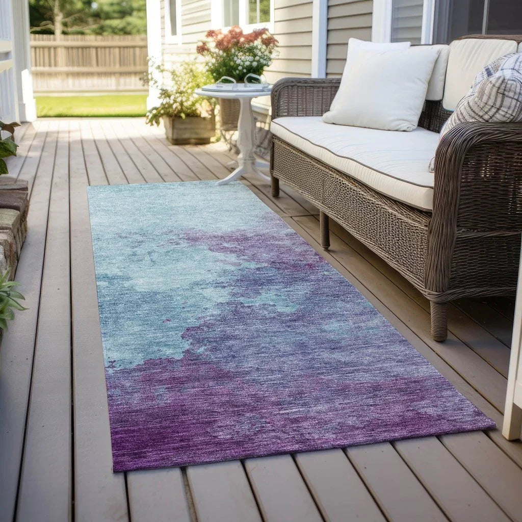 Julian Sky Washable Indoor - Outdoor Rug - LOOMLAN - LOOMLAN Rugs - Outdoor Rugs