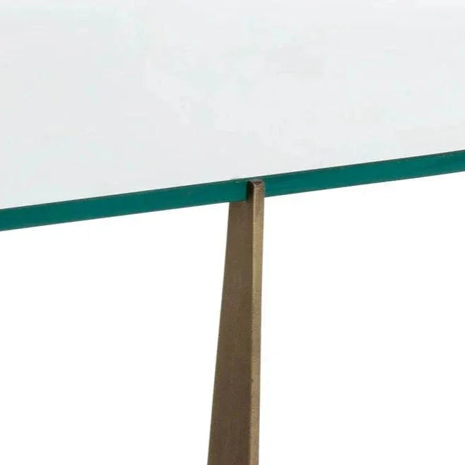 Juliane Coffee Table With Glass Top Base - LOOMLAN - SUNPAN - Coffee Tables