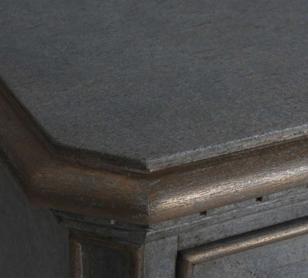 Julien Three Drawer Wood Nightstand - LOOMLAN - Peninsula Home - Nightstands