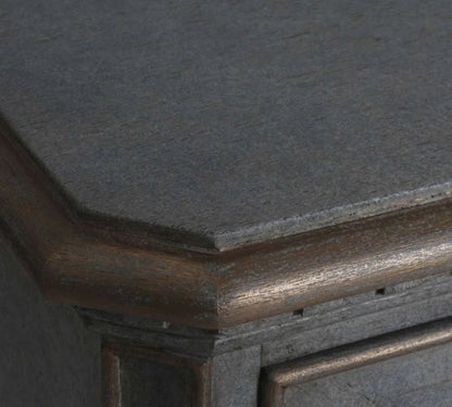 Julien Three Drawer Wood Nightstand - LOOMLAN - Peninsula Home - Nightstands