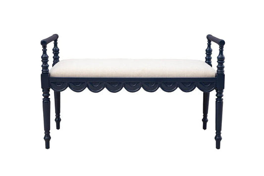 Juliet Performance Linen Bedroom Bench - LOOMLAN - Furniture Classics - Bedroom Benches