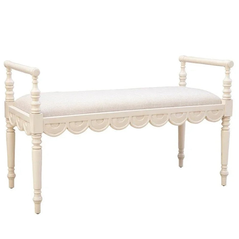Juliet Performance Fabric Bedroom Bench