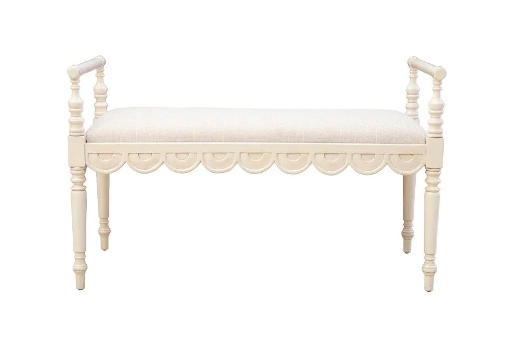Juliet Performance Linen Bedroom Bench - LOOMLAN - Furniture Classics - Bedroom Benches