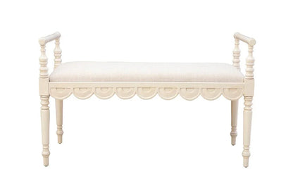 Juliet Performance Linen Bedroom Bench - LOOMLAN - Furniture Classics - Bedroom Benches