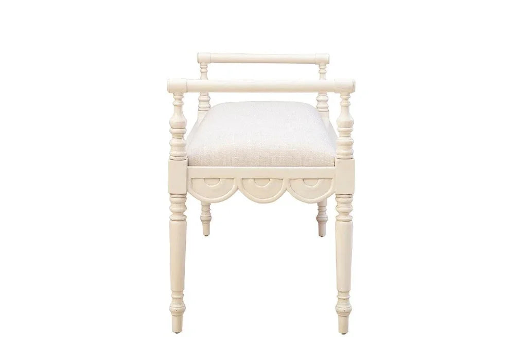 Juliet Performance Linen Bedroom Bench - LOOMLAN - Furniture Classics - Bedroom Benches