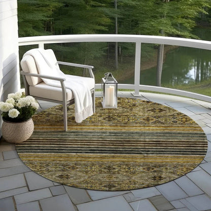 Julissara Gray Washable Indoor - Outdoor Rug - LOOMLAN - LOOMLAN Rugs - Outdoor Rugs