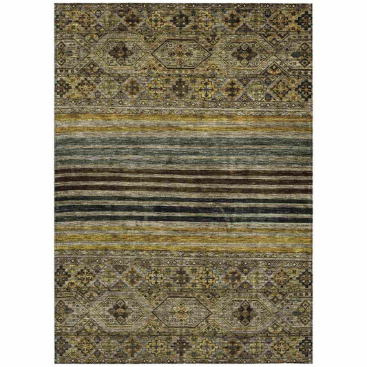 Julissara Gray Washable Indoor - Outdoor Rug - LOOMLAN - LOOMLAN Rugs - Outdoor Rugs
