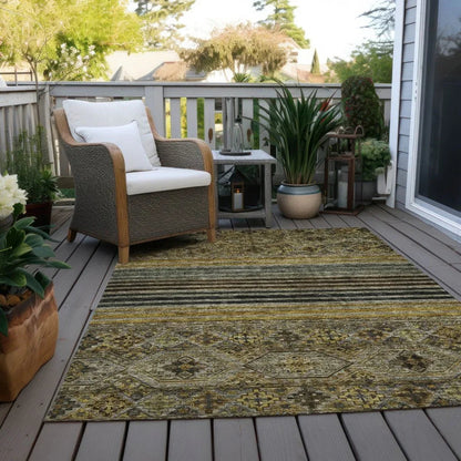 Julissara Gray Washable Indoor - Outdoor Rug - LOOMLAN - LOOMLAN Rugs - Outdoor Rugs