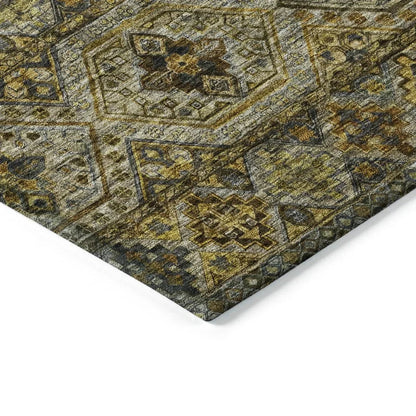 Julissara Gray Washable Indoor - Outdoor Rug - LOOMLAN - LOOMLAN Rugs - Outdoor Rugs