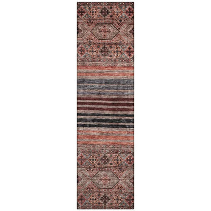 Julissara Orange Washable Indoor - Outdoor Rug - LOOMLAN - LOOMLAN Rugs - Outdoor Rugs