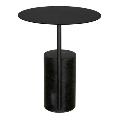 Juma Steel Black Side Table - LOOMLAN - Noir - Side Tables