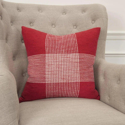 Jumbo Plaid Throw Pillow For Couch - LOOMLAN - LOOMLAN - Throw Pillows