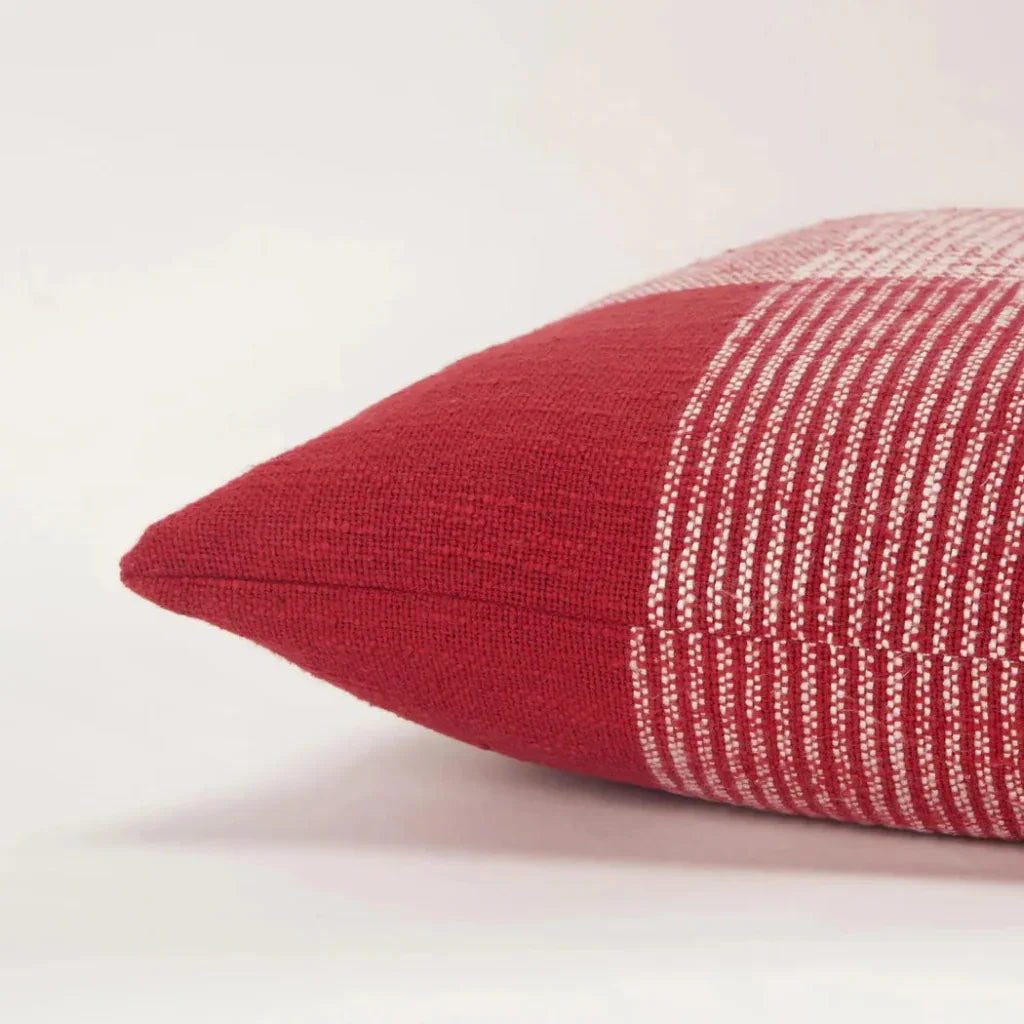 Jumbo Plaid Throw Pillow For Couch - LOOMLAN - LOOMLAN - Throw Pillows