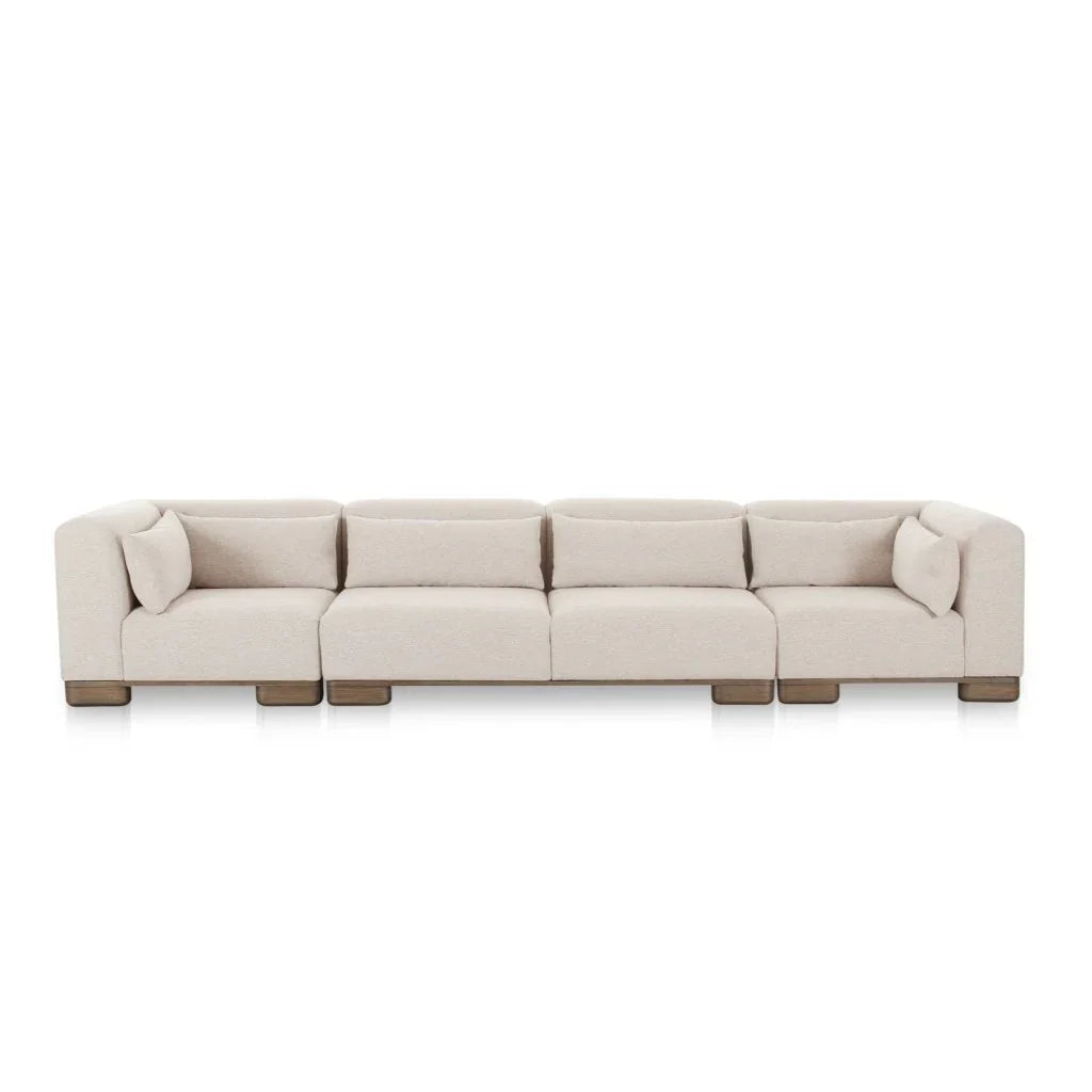 June Oatmeal Comfort Design Modular Sofa-Modular Sofas-Moe's Home-LOOMLAN