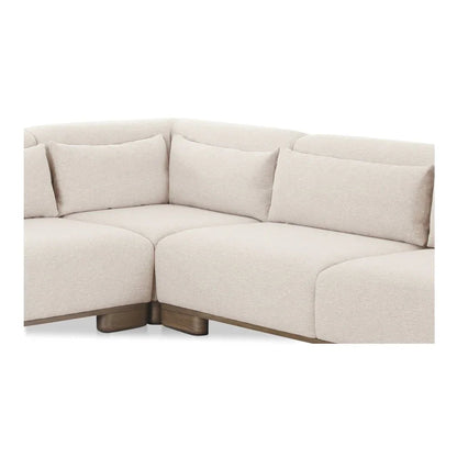 June Oatmeal Corner Modular Sectional - LOOMLAN - Moe's Home - Sectionals