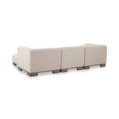 June Oatmeal Lounge Modular Sectional - LOOMLAN - Moe's Home - Sectionals