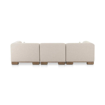 June Oatmeal Lounge Modular Sectional - LOOMLAN - Moe's Home - Sectionals