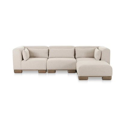 June Oatmeal Lounge Modular Sectional - LOOMLAN - Moe's Home - Sectionals