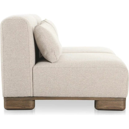 June Wood Beige Sofa - LOOMLAN - Moe's Home - Sofas & Loveseats