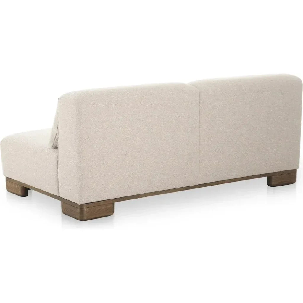 June Wood Beige Sofa - LOOMLAN - Moe's Home - Sofas & Loveseats