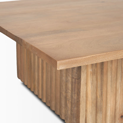 June Wooden Square Coffee Table