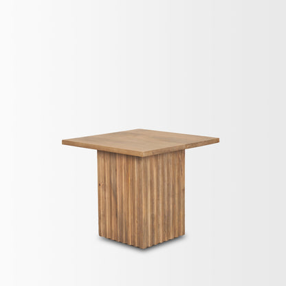 June Wooden Square Side Table