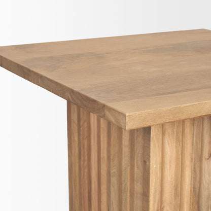 June Wooden Square Side Table